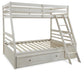 Robbinsdale Twin over Full Bunk Bed with Storage