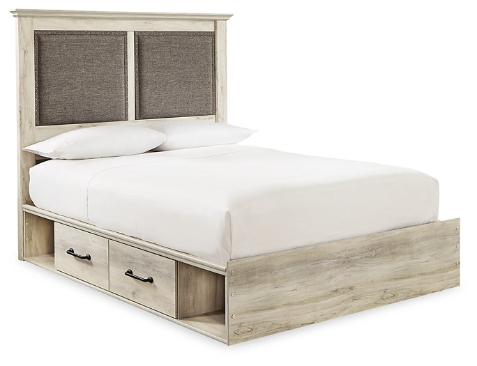 Cambeck Queen Upholstered Panel Storage Bed