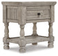 Harrastone California King Panel Bed with Dresser and Nightstand