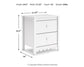 Hallityn Two Drawer Night Stand