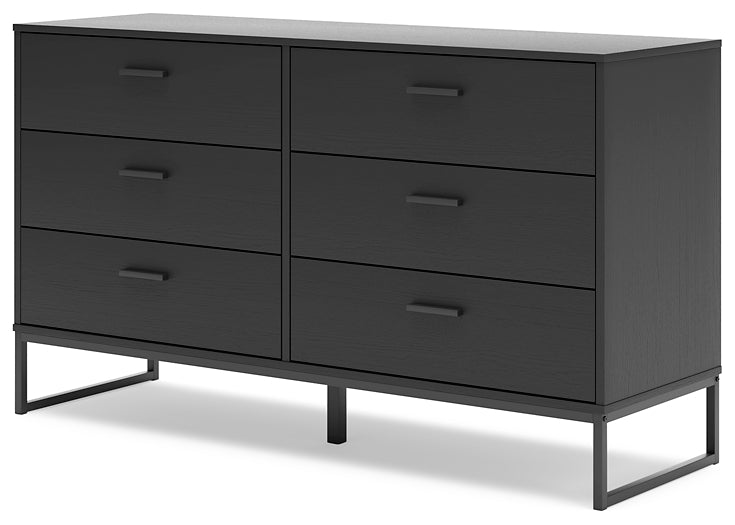 Socalle Twin Panel Headboard with Dresser and 2 Nightstands