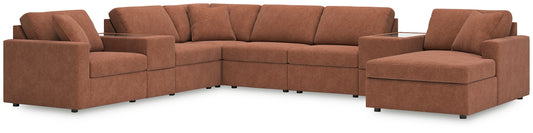 Modmax 8-Piece Sectional with Chaise and Storage Consoles