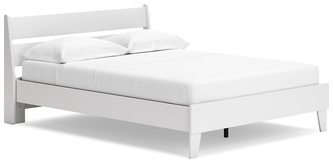 Socalle Queen Panel Platform Bed with Dresser and 2 Nightstands