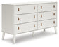 Aprilyn Twin Panel Headboard with Dresser, Chest and 2 Nightstands